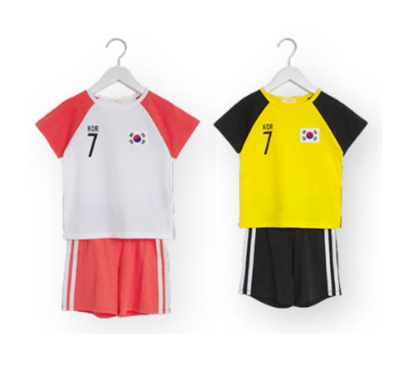 RENLI Cotton Sports Korea Top & Bottom Unisex Set