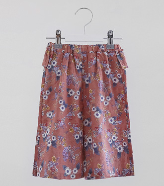 DANEE Lightweight Capri Floral Summer Pants