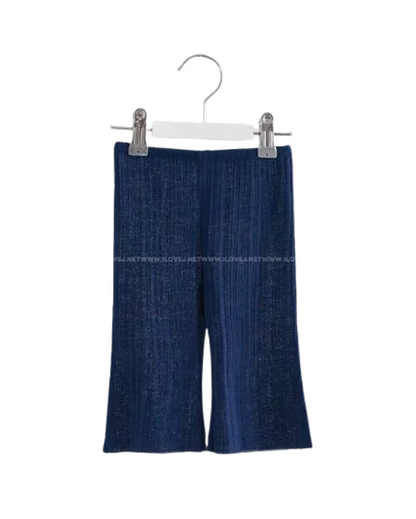 SONA Blue  Cotton Bootcut Summer Leggings