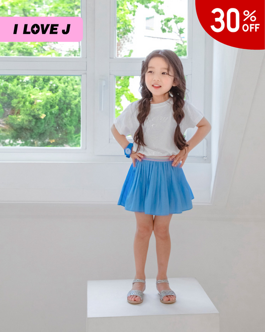 Casual Pleated Skirt