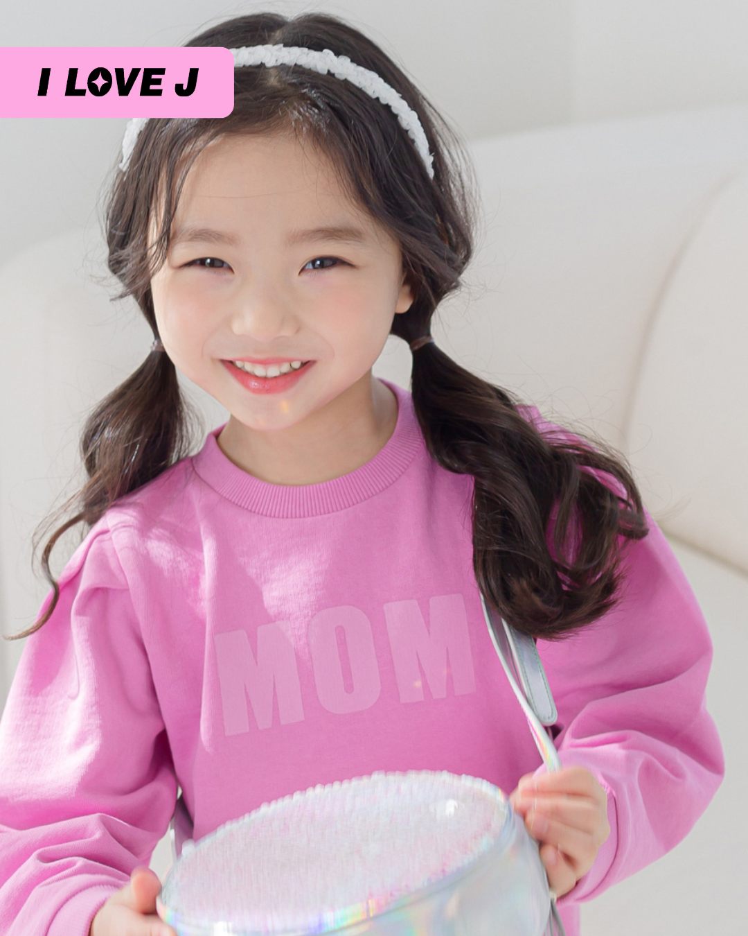 POPPI Sequin Round Crossbody Kids Bag